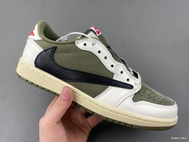 Rep Husky X TRAVIS MEDIUM DM7866-200 JORDAN AIR OG OLIVE LOW SCOTT 1 0712